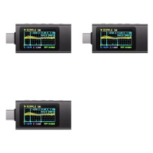 3X KWS-X1 Power Meter Type-C Tester Multifunction Digital Display Voltage Ammeter Power Meter for Electrician Tool