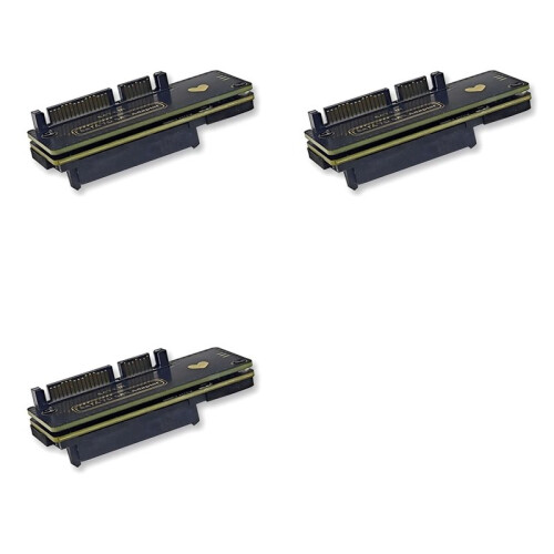 3X Placa Adaptadora  para SAS HDD 6 Gbps  3.0 22Pin para SAS 29Pin Placa de Expansão para Disco Rígido SAS 2.5 / 3.5 Polegadas SSD A