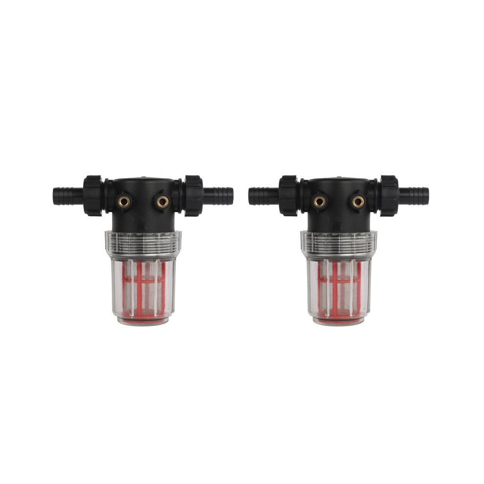 2X Pressure Washer Water Filter In 20Mm Hose 100 Mesh Inlet Quick Connect Filter 4711643272292
