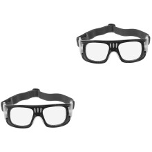 2Pièces Lunettes De Sport Noires Protection Uv400 Anti-Choc