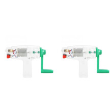 2X Kids Hand Crank Generator 6.3V 0.2A Electricity Generator Emergency Power Supply Mechanical Dynamo for Kids Science