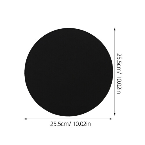 2Pcs Black Rubber Drum Mute Pads Quiet Practice Cymbal Dampeners 1