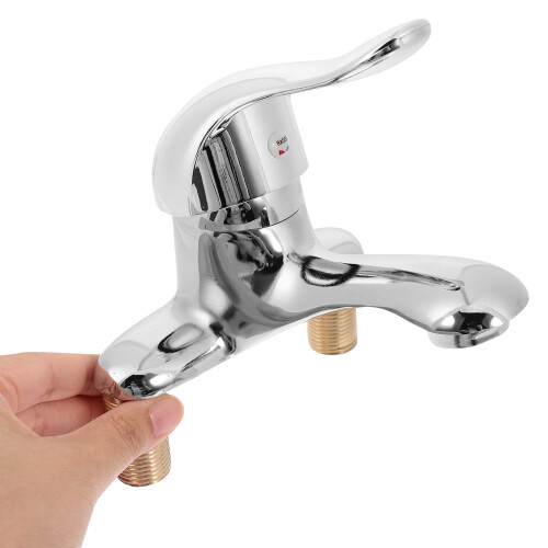 4Sets Wall Mounted Silver Shower Diverter Valve for Home Bathroom Use 2