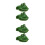 4Pcs Durable Resin Frog Air Stone Fish Tank Oxygen Diffuser Decoration 4