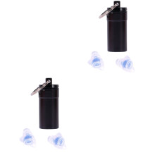 2Paires Bouchons D'oreilles Silicone Réduction De Bruit