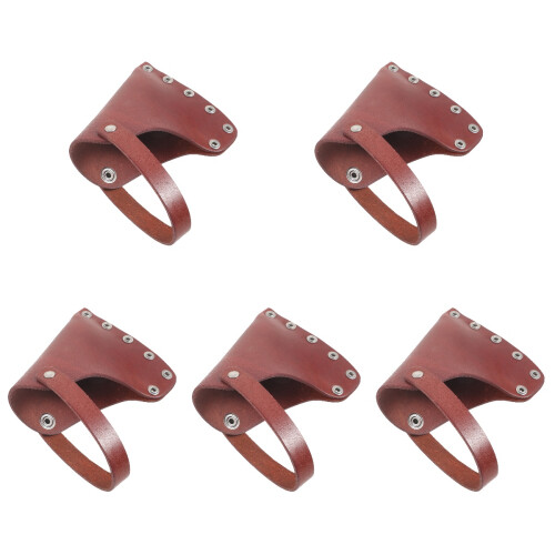 5Pcs Cover Dark Red Protective Sleeve for Tools 2