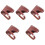 5Pcs Cover Dark Red Protective Sleeve for Tools 4