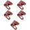 5Pcs Cover Dark Red Protective Sleeve for Tools 8