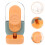 2Pièces Distributeur Automatique Orange PP Cage Pour Chat 10
