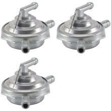 3X Gas Vacuum Fuel Pump Valve Petcock 50cc 125cc 150cc ATV Go-Kart Scooter Moped Grey