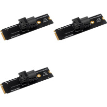 3X M. 2 NVME auf U2 Adapter Karte M. 2 NGFF Mkey Pciex4 auf SFF8643 SFF8639 Extended Riser Karte Unterstützung M. 2 NVME Protocol