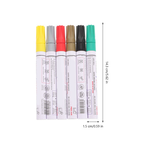 3Ensembles Marqueurs Auto Métalliques Multi-Usage Couleurs Vives 1