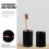 4Pcs Black Portable Toothbrush Case with Lid Travel Toothpaste Storage 2