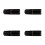 4Pcs Black Portable Toothbrush Case with Lid Travel Toothpaste Storage 5