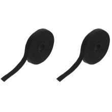 Auto-Adhésives Pour Câbles Maison Noir Fixation Facile