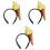 3Pcs Multi-Use Ice Cream Headband Soft Fabric Cone Hair Accessories 6
