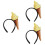 3Pcs Multi-Use Ice Cream Headband Soft Fabric Cone Hair Accessories 9