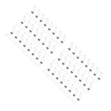 50Pièces Embouts Porte-Lunettes Transparent Usage Durable