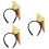 3Pcs Multi-Use Ice Cream Headband Soft Fabric Cone Hair Accessories 10