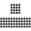 400Pcs Reusable Black Corner Guards for Table Cabinets and Boxes 7