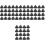 400Pcs Reusable Black Corner Guards for Table Cabinets and Boxes 8