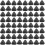 400Pcs Reusable Black Corner Guards for Table Cabinets and Boxes 10