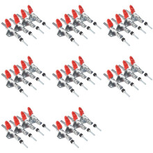 32 Peças GH-301AM 45Kg Braçadeira de Liberação Rápida Ação de Puxar Braçadeiras Tipo Vertical/Horizontal Ferramenta Manual para Marcenaria