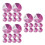 60Pcs Lightweight Violet Uv Testing Sheets Plastic Uv Detector Cards 6