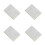 4Pcs White Acrylic Record Player Azimuth Ruler Vinyl Alignment Tool 8