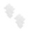 2Pcs Clear Stamping Blocks for Scrapbooking Crafts with 5