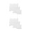 2Pcs Clear Stamping Blocks for Scrapbooking Crafts with 6