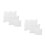 2Pcs Clear Stamping Blocks for Scrapbooking Crafts with 7