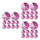 60Pcs Lightweight Violet Uv Testing Sheets Plastic Uv Detector Cards 7