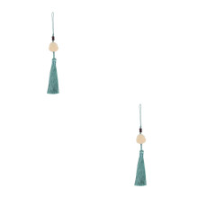 2Pièces Accessoire Décoration Téléphone Vert Chic Style Chinois Rétro
