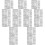 45Pcs Metal Erasing Shield Silver for Sketching Drafting and Craft Use 7
