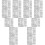 45Pcs Metal Erasing Shield Silver for Sketching Drafting and Craft Use 8