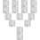 45Pcs Metal Erasing Shield Silver for Sketching Drafting and Craft Use 9