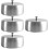 4Pcs Vintage Metal Ashtray Household Butt Container 6