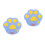 2Pcs Multi Color PVC Drain Covers Shower Tub Stopper with Easy-Handle 4