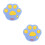 2Pcs Multi Color PVC Drain Covers Shower Tub Stopper with Easy-Handle 5
