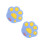 2Pcs Multi Color PVC Drain Covers Shower Tub Stopper with Easy-Handle 7