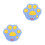 2Pcs Multi Color PVC Drain Covers Shower Tub Stopper with Easy-Handle 8