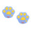 2Pcs Multi Color PVC Drain Covers Shower Tub Stopper with Easy-Handle 9