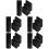 75Pcs Black Empty Paper Lipstick Boxes Durable Packing Containers 7