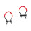 2Pcs Durable Nylon Archery Wrist Strap Adjustable for Target & Hunting 5