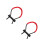 2Pcs Durable Nylon Archery Wrist Strap Adjustable for Target & Hunting 8