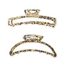 1Set Metall Haarclip Leopard , Haarklammer Für