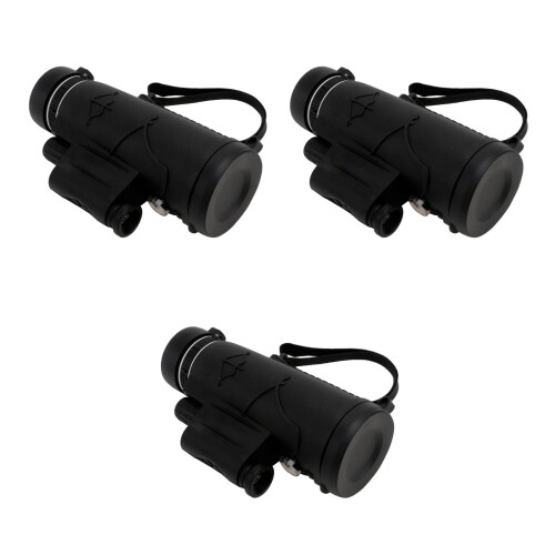 3Pièces Monoculaire Noir 50X Compact Pour Observation À Distance