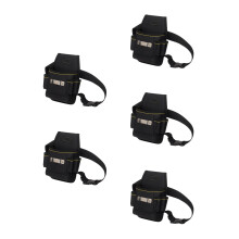 5Pièces Ceinture Outils Toile Noir, Protection Transport Facile