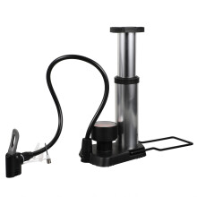 2Pièces À Pied Argentée Aluminium Avec Manomètre Portable